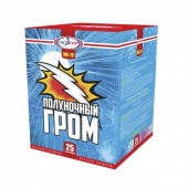 Полуночный гром 25 х 0,8" - Батареи салютов купить во Владивостоке