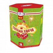 Госпожа удача 19 х 1,2" - Салюты и фейерверки на 19 залпов купить во Владивостоке